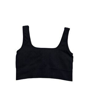 OQQ Seamless Sports Bra Size S Black